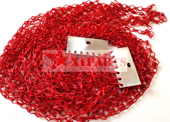 Dekoracyjna elastyczna siatka metalowa o grubości 1,2 mm Różne kolory Dekoracja wnętrz