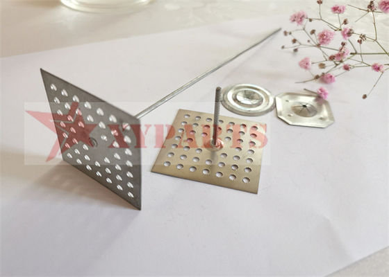 Łatwe do gięcia łączniki izolacyjne ze stali ocynkowanej z kwadratową podstawą z wytłoczonym otworem