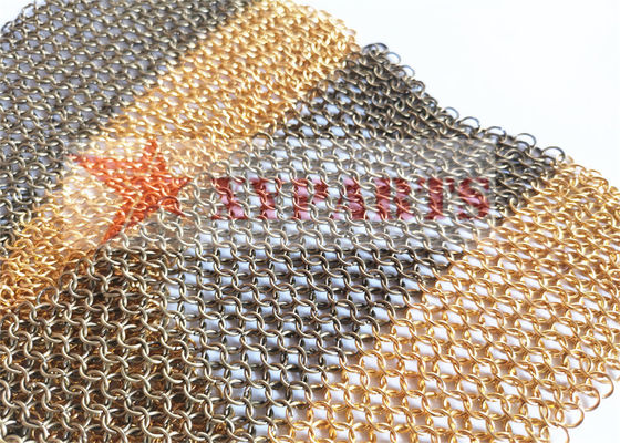 Struktura architektoniczna ChainMail Ring Mesh do dzielników pomieszczeń