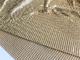 Miękka, elastyczna, metalowa, cekinowa siatka o grubości 3 mm Złota aluminiowa tkanina odzieżowa Haute